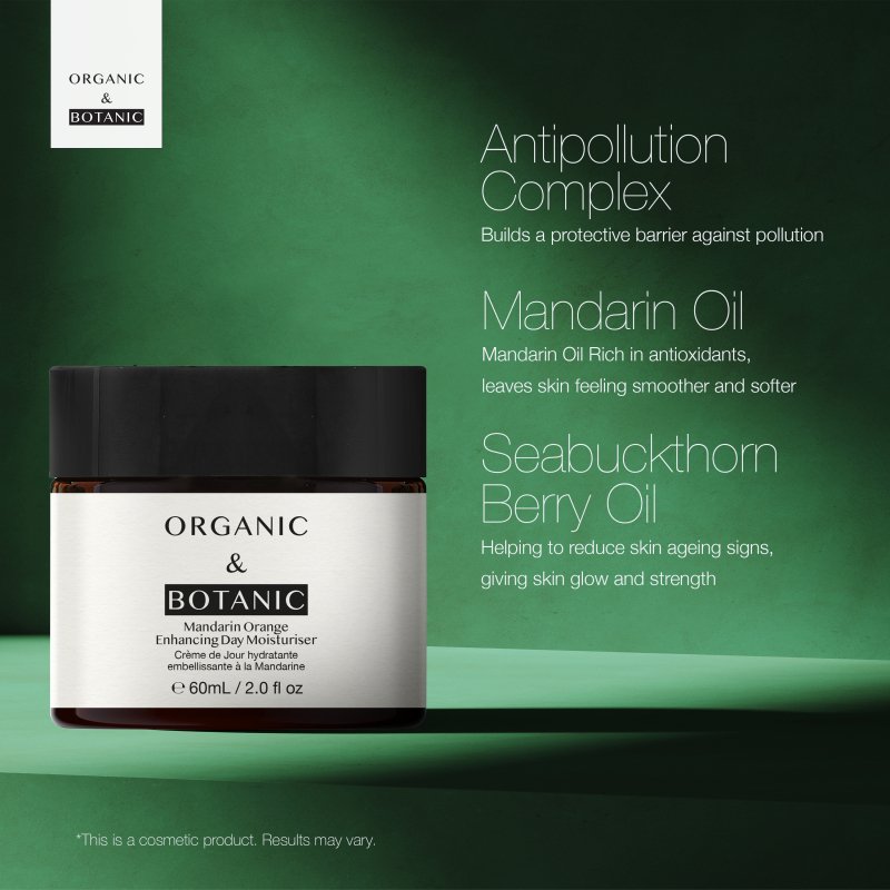 Mandarin Orange Day Moisturizer with Vitamin C and Sea Buckthorn 60ml
