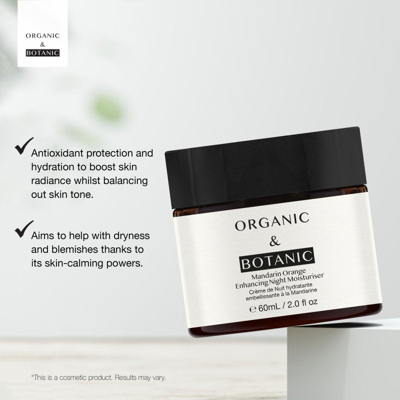 Mandarin Orange Night Moisturizer with Bakuchiol and Vitamin C 60ml