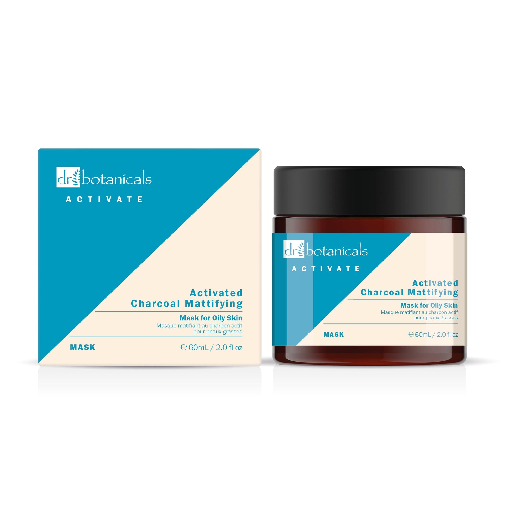 Activate Charcoal Mattifying Mask for Oily Skin 60ml Twin Pack