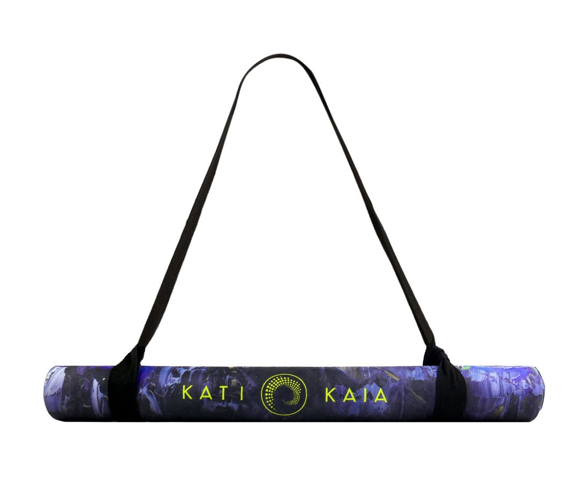 Blue Touring Yoga Mat Lightweight and Portable