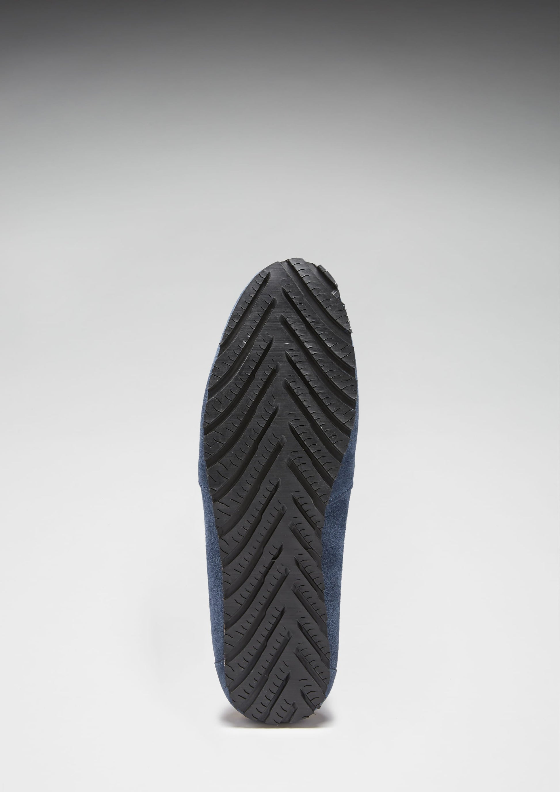 Denim Blue Suede Espadrilles with Upcycled Tyre Sole