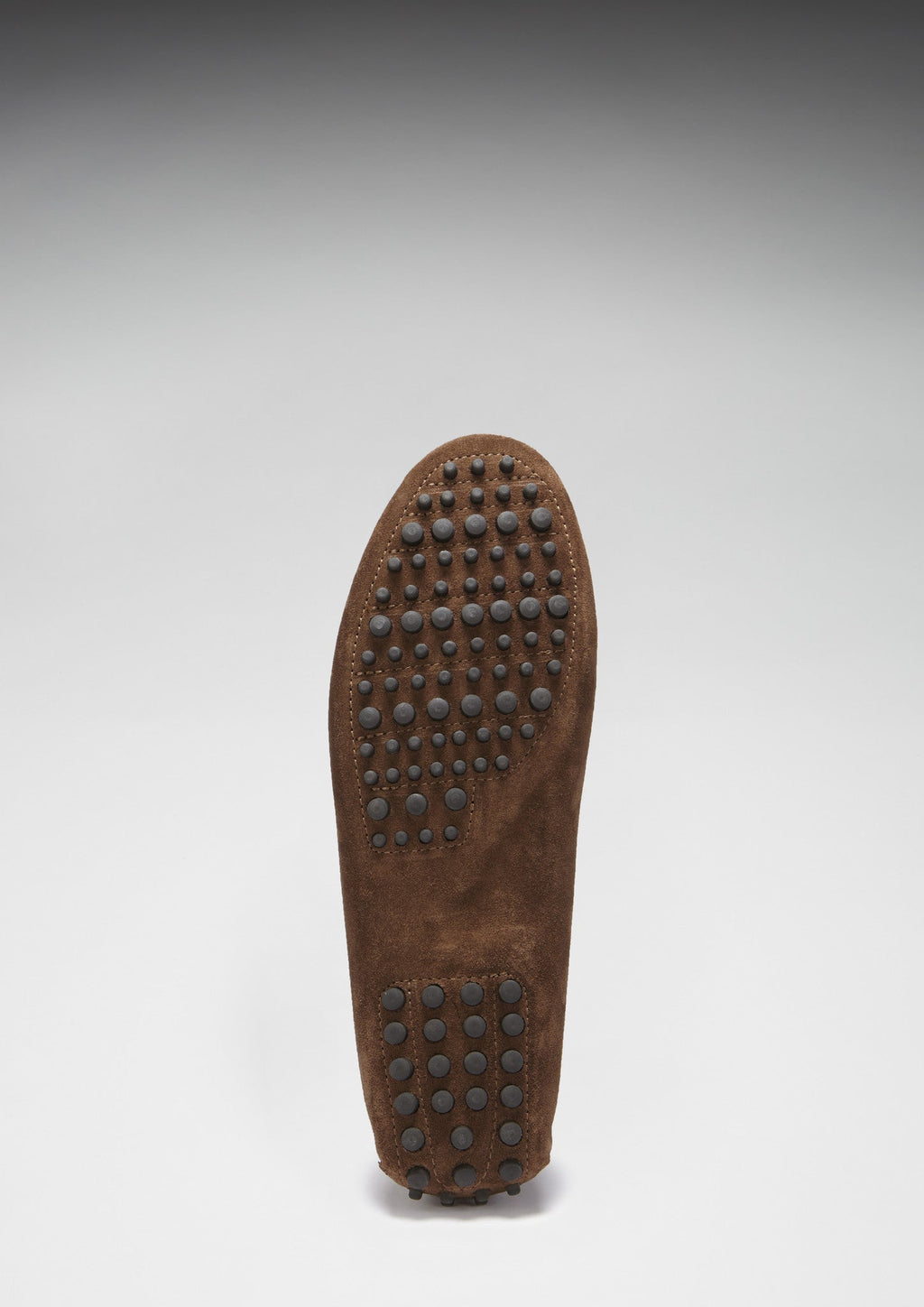 Brown Suede Laced Driving Loafers