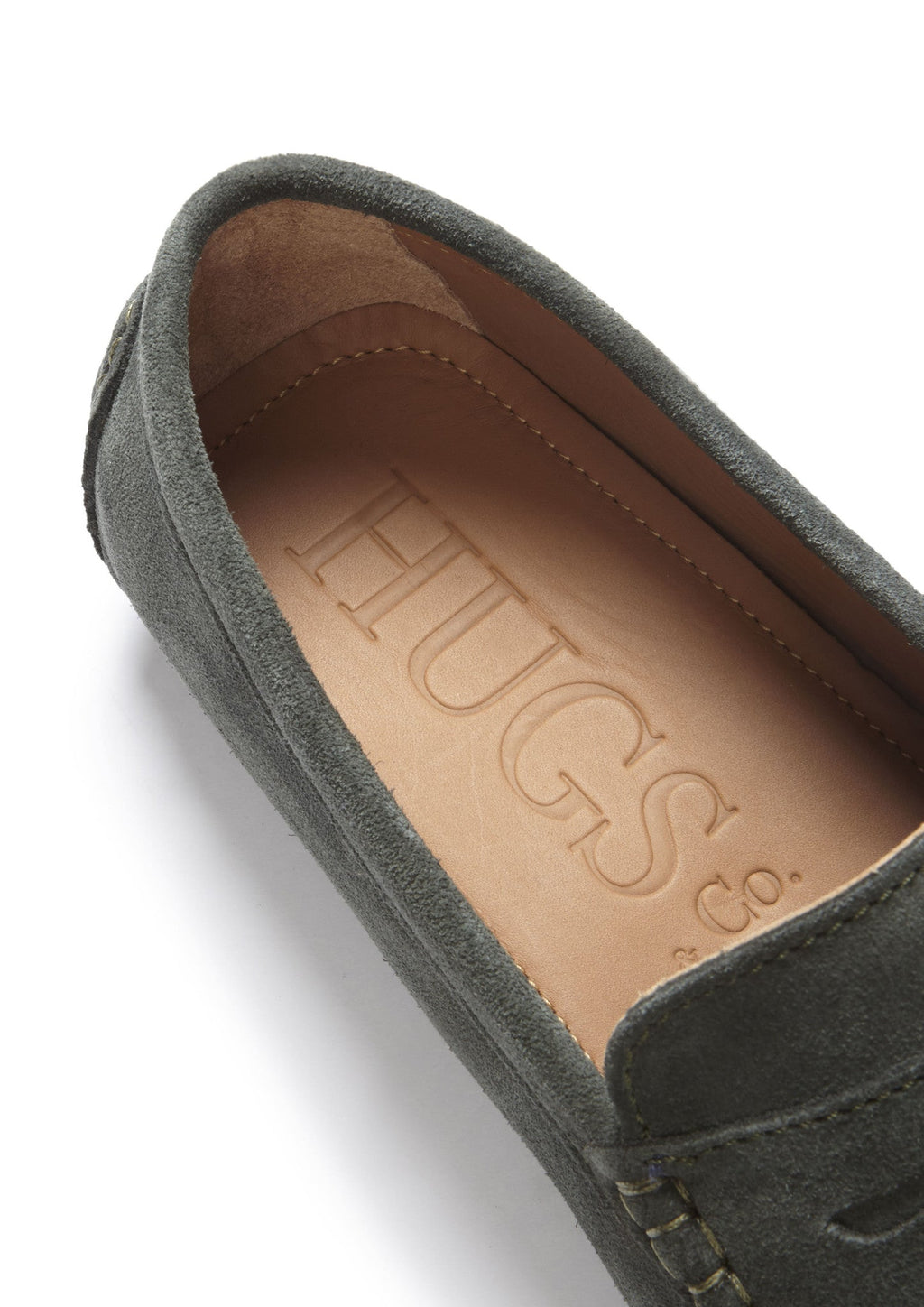Penny Driving Loafers in Racing Green Suede