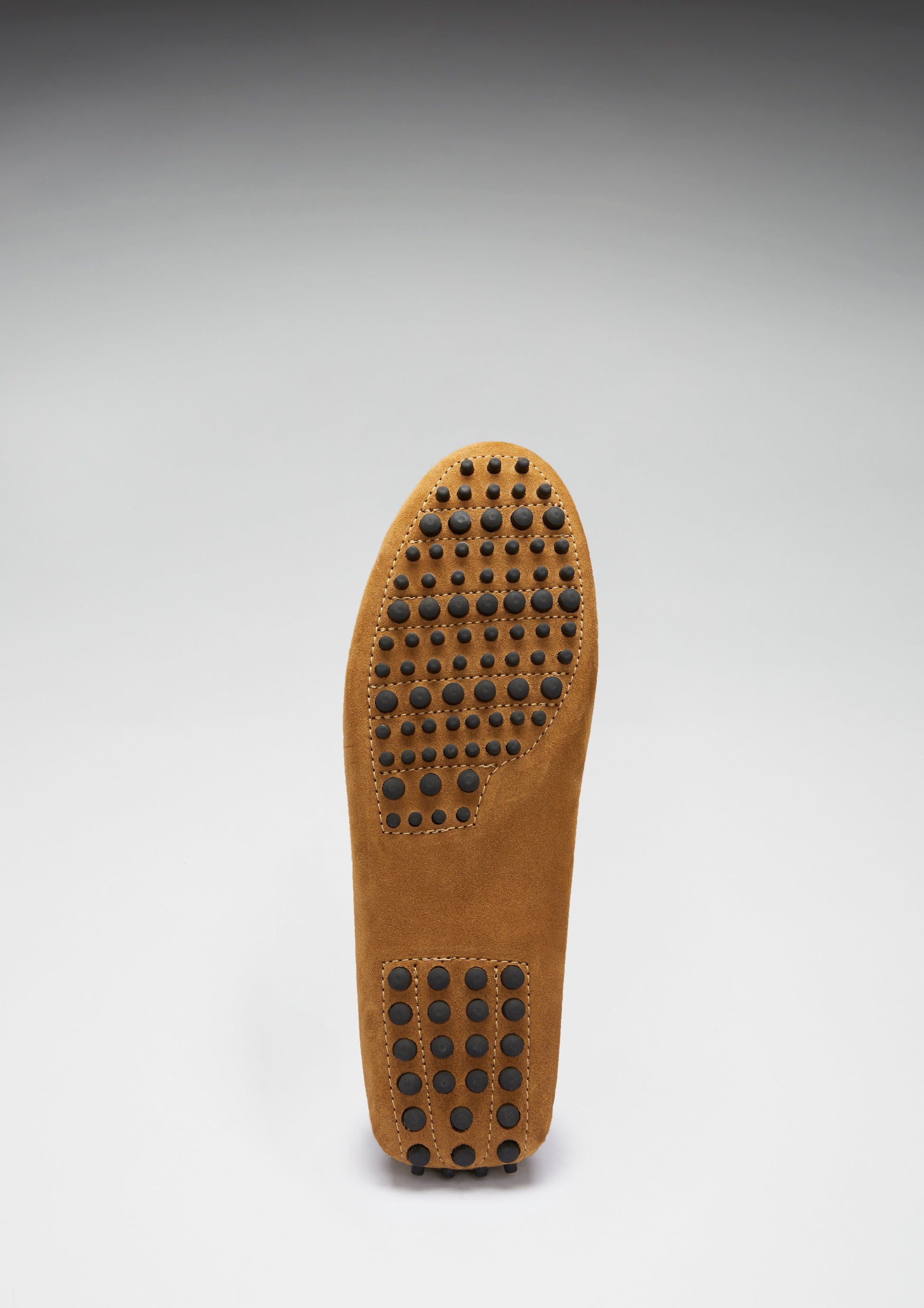 Tobacco Suede Penny Driving Loafers