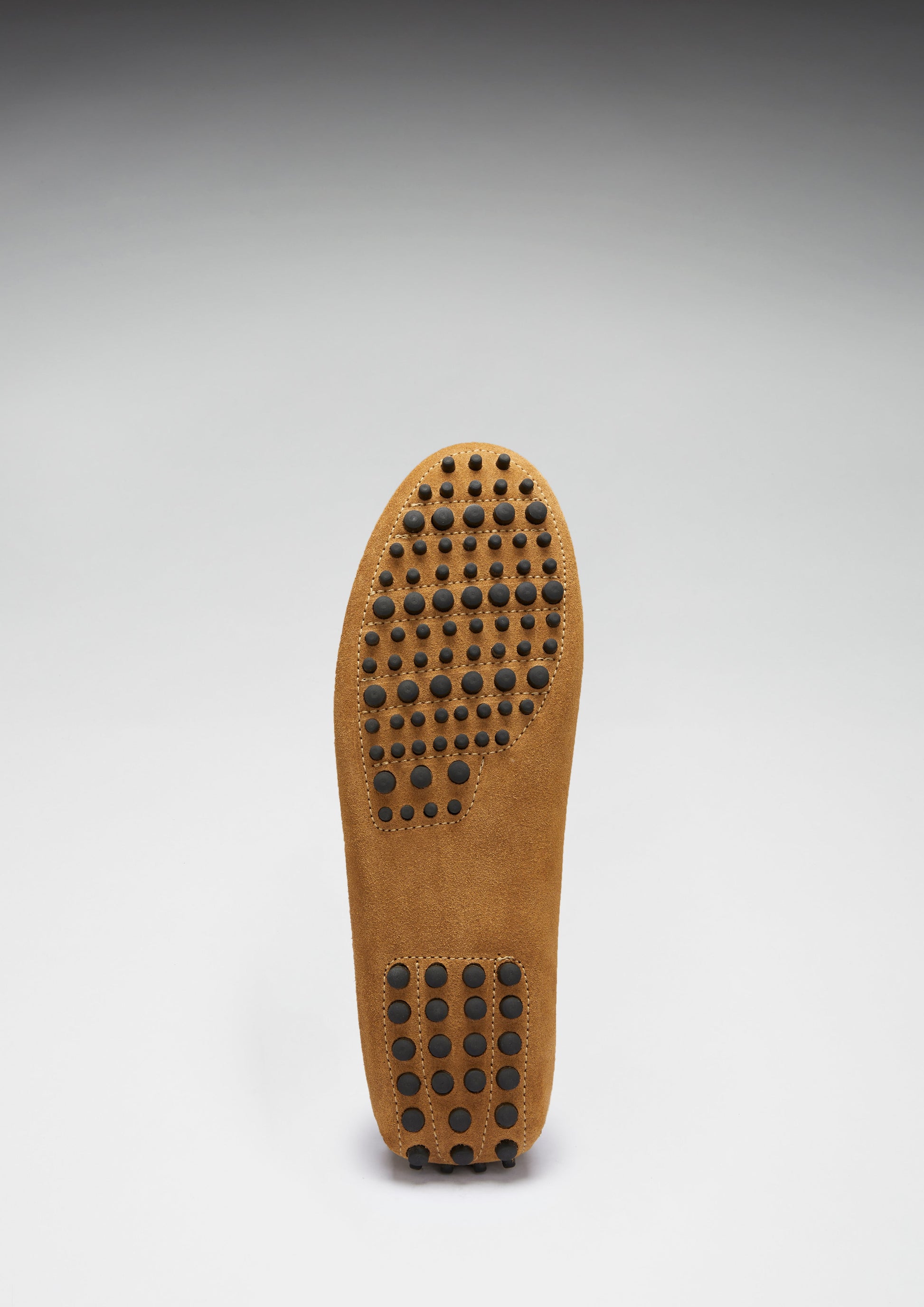Tasselled Tobacco Suede Driving Loafers