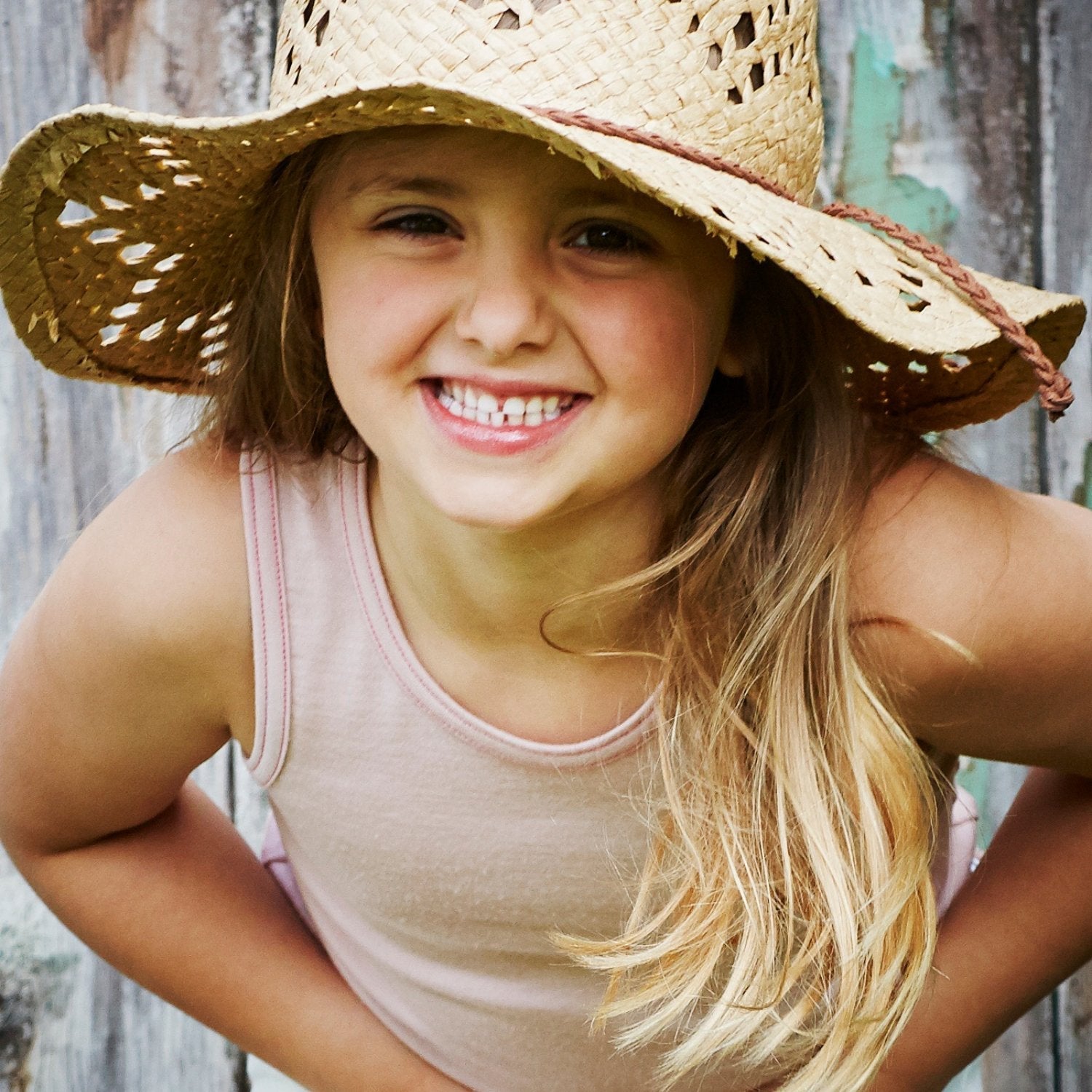 Merino Tank in Pink Peach Blossom