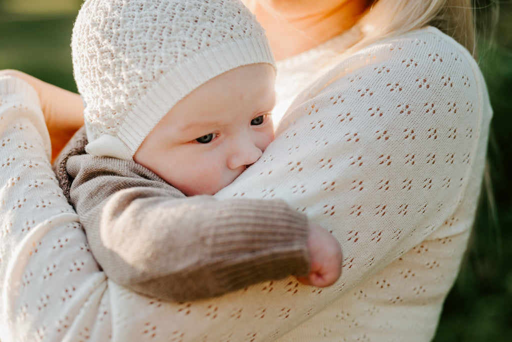 Merino wool baby blanket DELIGHT