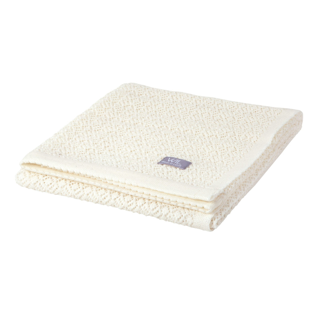 Merino wool baby blanket DELIGHT