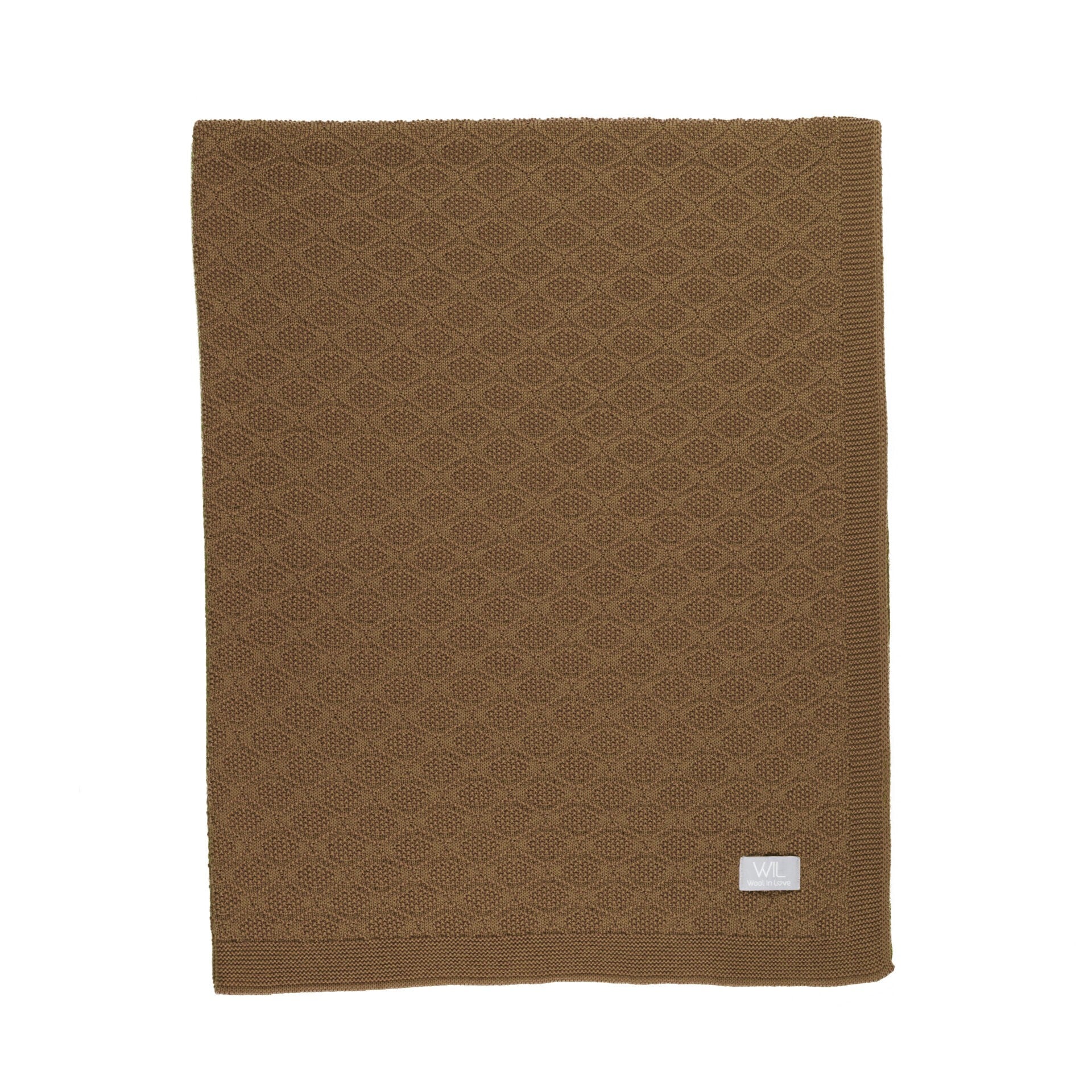 Merino wool baby blanket HAPPINESS