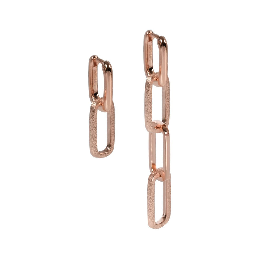 Inspired by City Vibes: Metropolitan Series Jewelry - Trendy Assymetrical Silver Earrings by MyaMoon at www.brixbailey.com