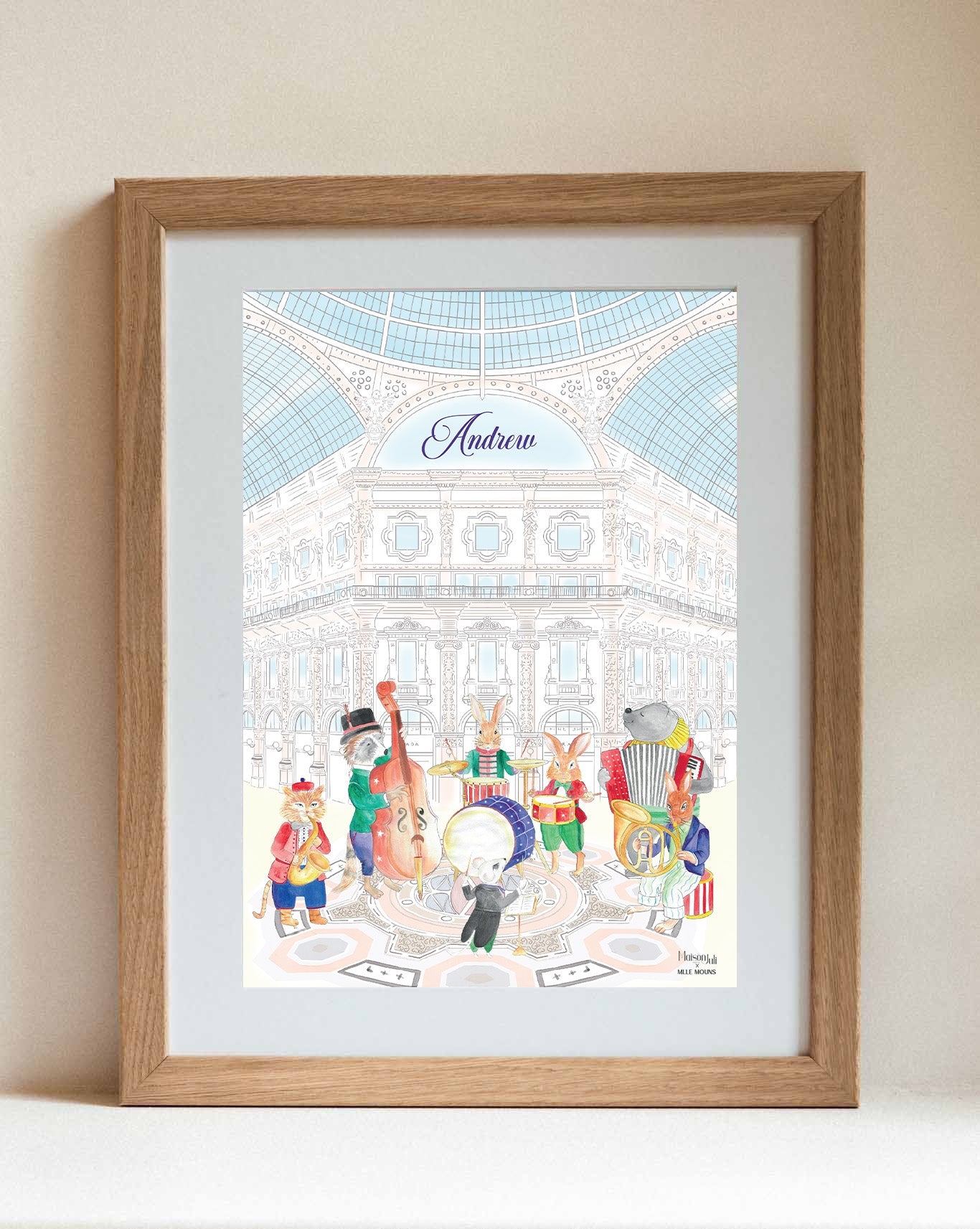 Personalised Orchestra of Milan Print for Boys