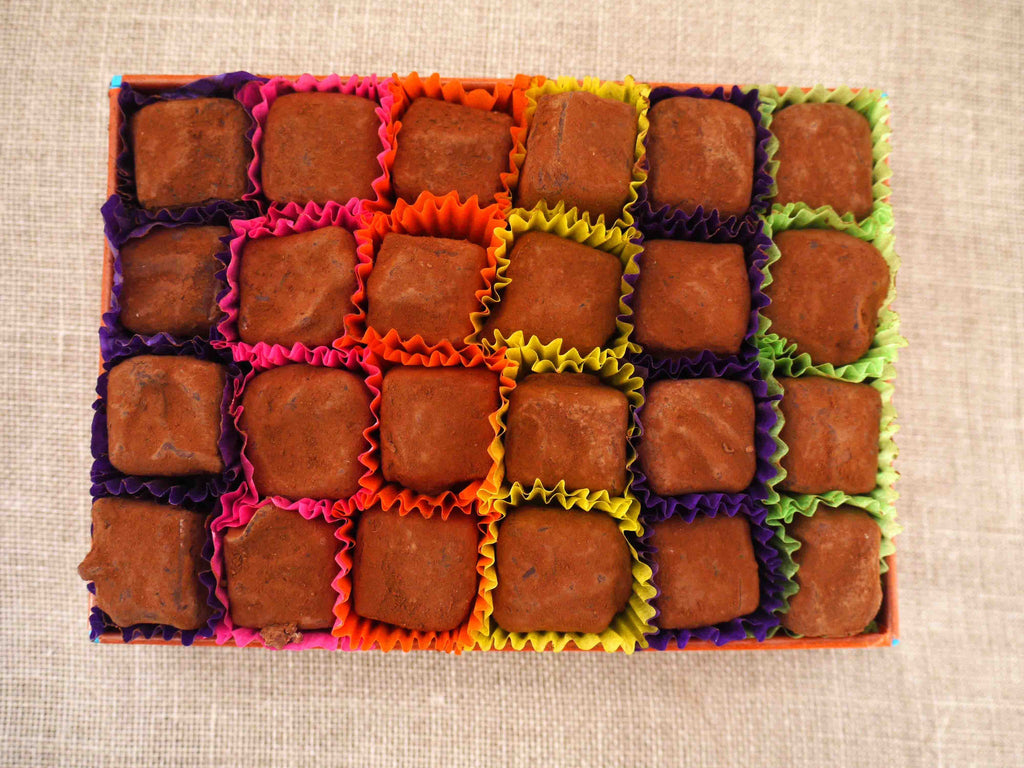 Milk Chocolate Truffles with Sea Salt