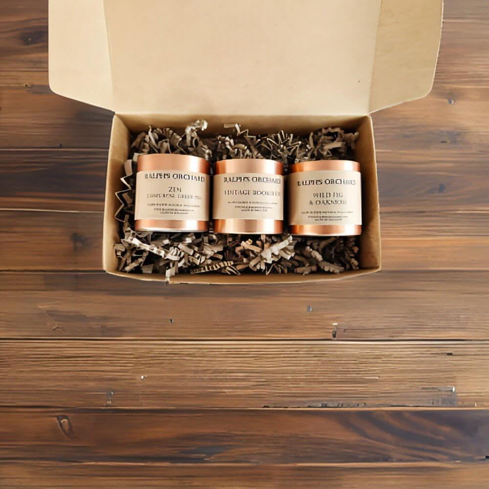 Mini Scented Candles Gift Set of 3