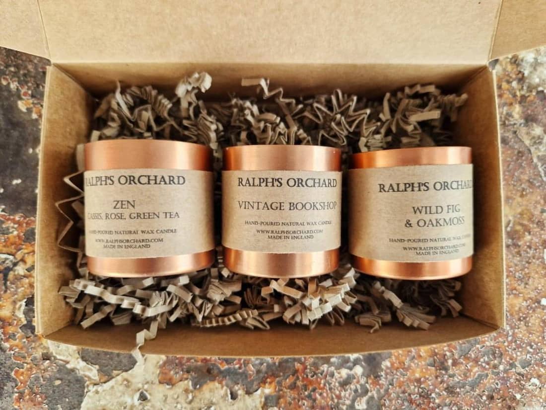 Mini Scented Candles Gift Set of 3