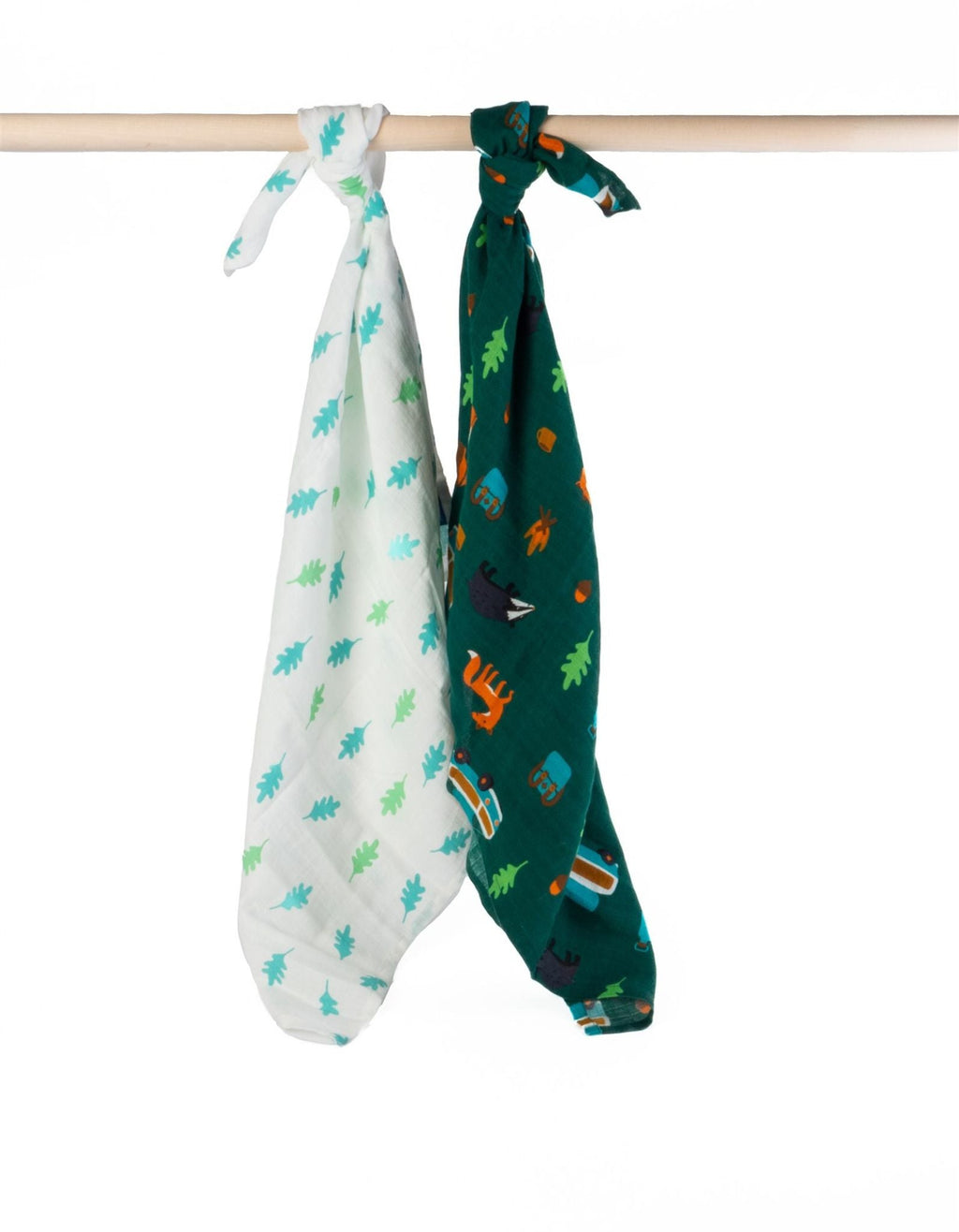 Organic Campervan Print Muslin 2 Pack