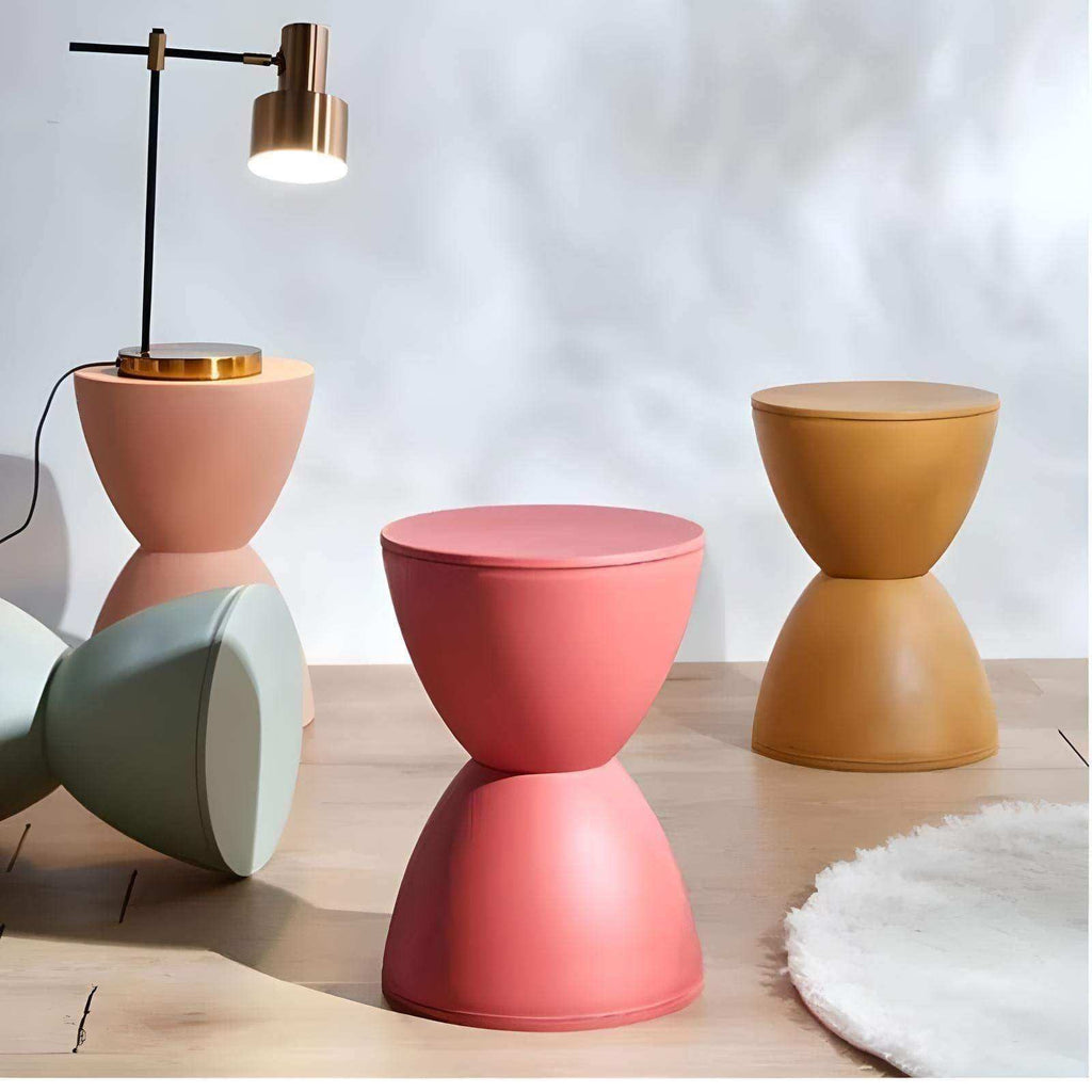 Hourglass Stools Modern Design