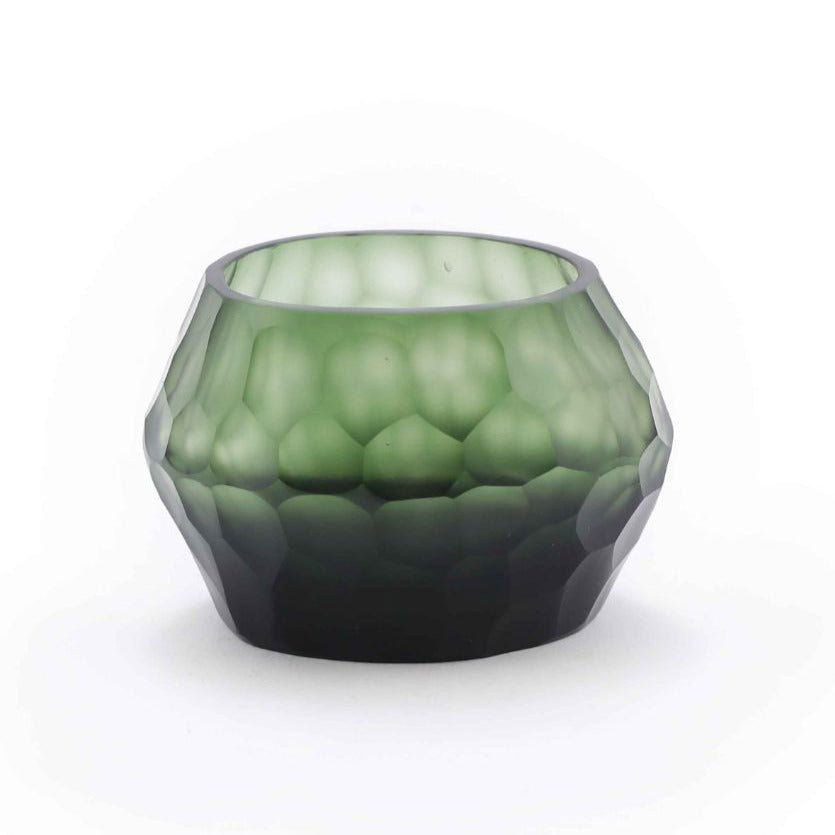 Hematite Candleholder Steel Grey 9cm