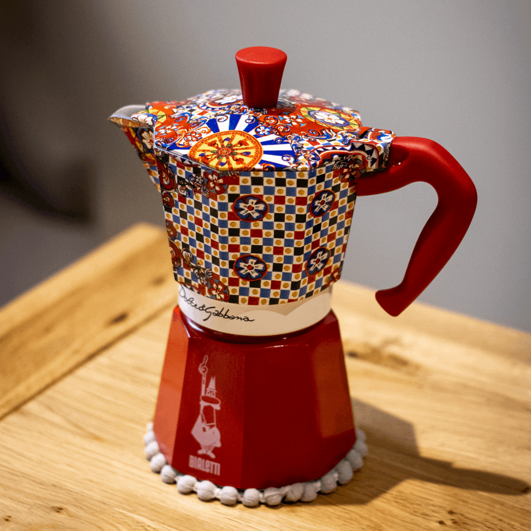 Sicilian Cart Moka Express Stovetop Coffee Maker
