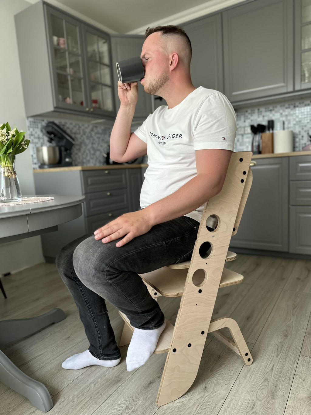 Montessori Learning Tower, Kitchen Helper, Baby High Chair - Louis