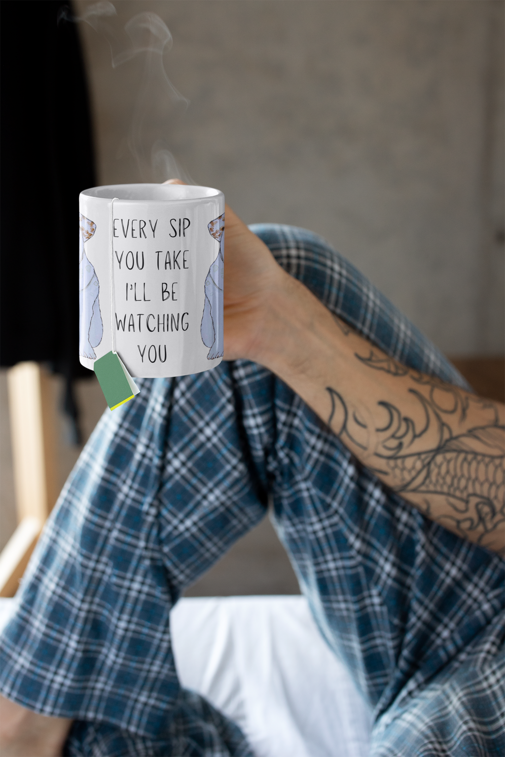 Bulldog Surveillance Ceramic Mug
