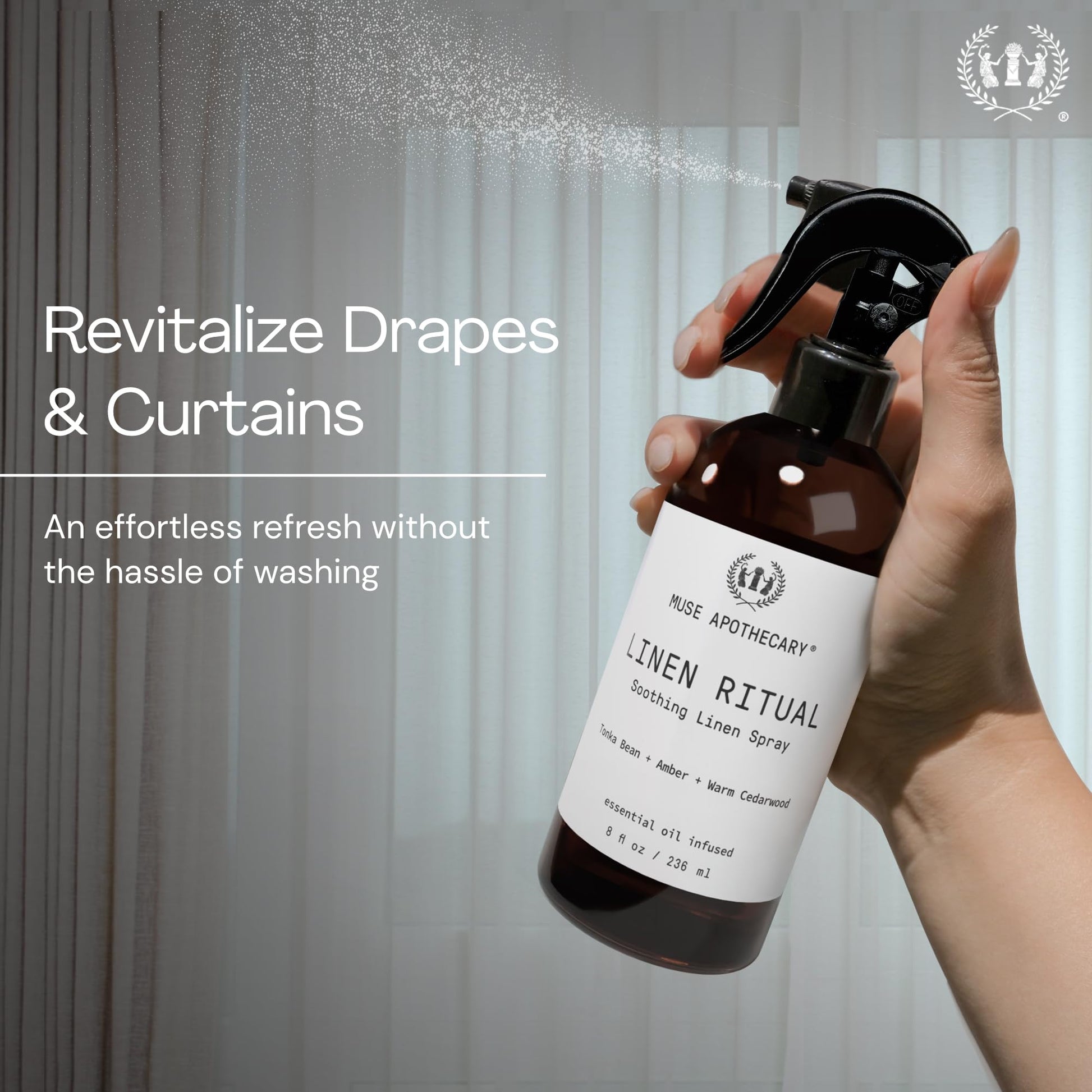 Linen Ritual Mist Cara Orange Fig and Blackberry Vanilla 8 oz