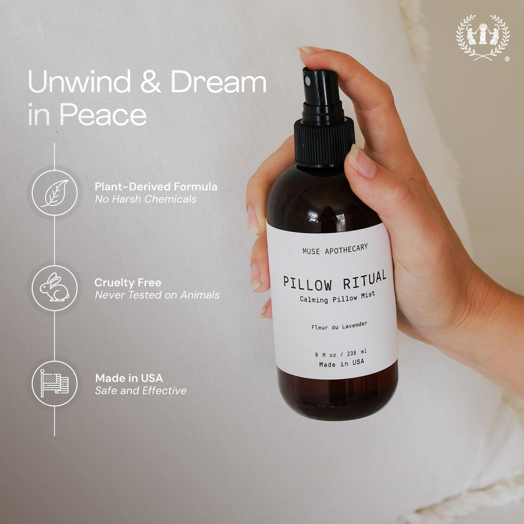 Pillow Ritual Mist Lavender Linen Spray 8 oz Pack of 2