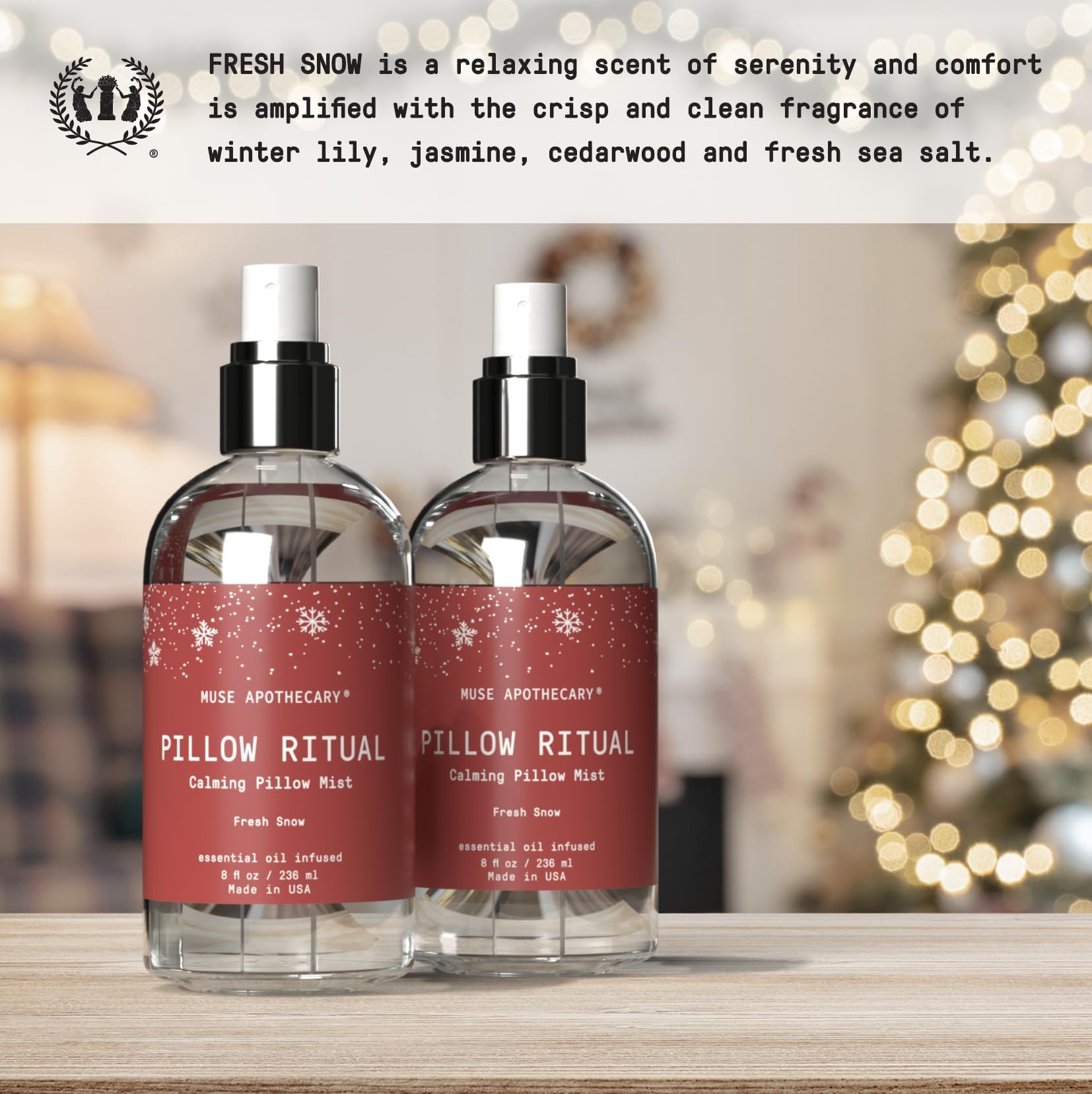 Pillow Mist Fresh Snow 8 oz 2 Pack
