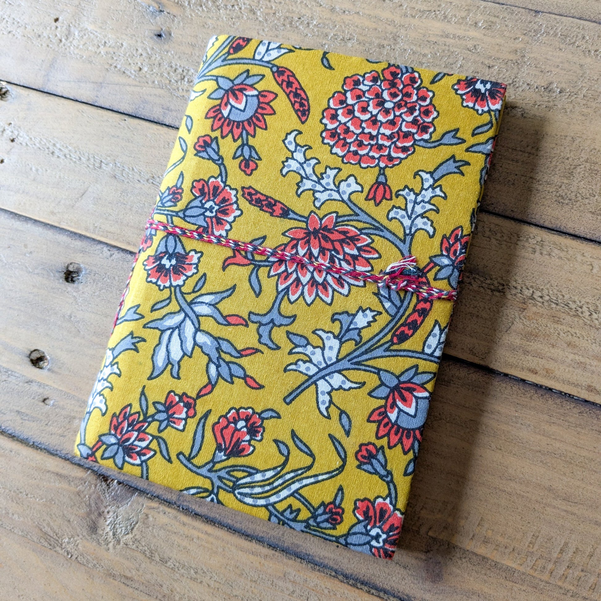 Handmade Cotton Fabric Journal 5 x 7 inch Fair Trade