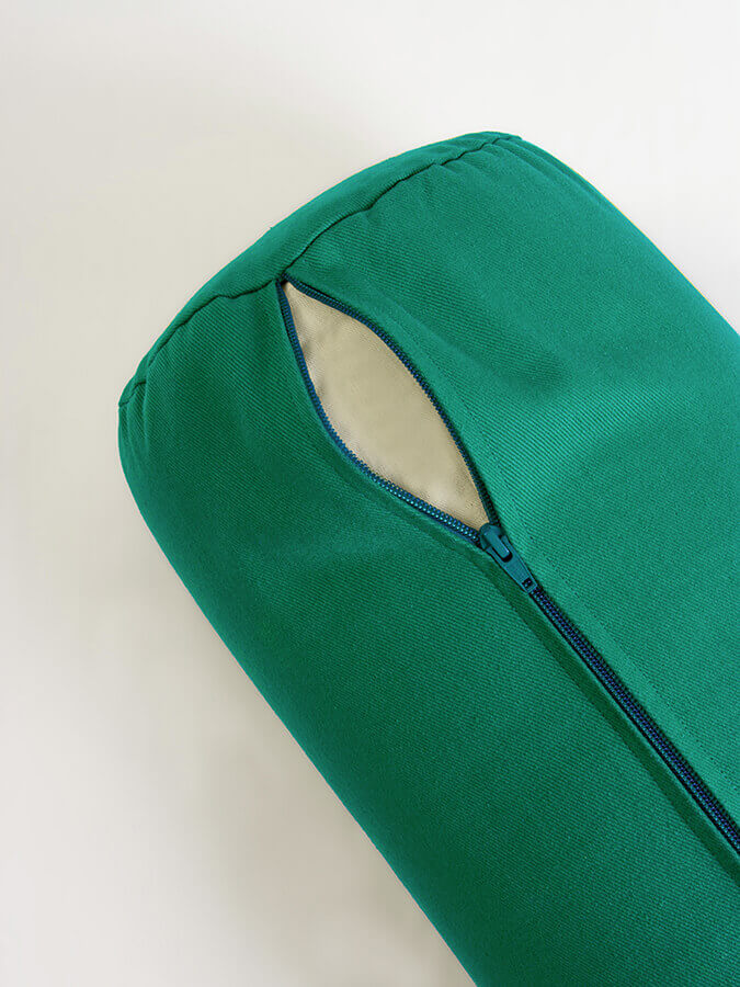 Organic Cotton Buckwheat Lotus Meditation Bolster Cushion