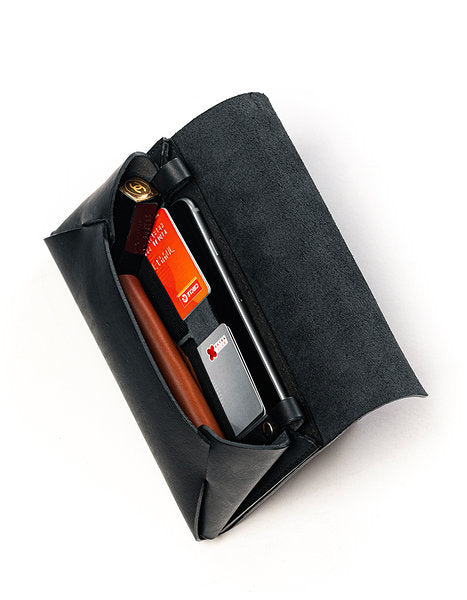 Versatile Leather Clutch/Wallet by Stella Soomlais – Eco-Friendly & Chic by Stella Soomlais at brixbailey.com