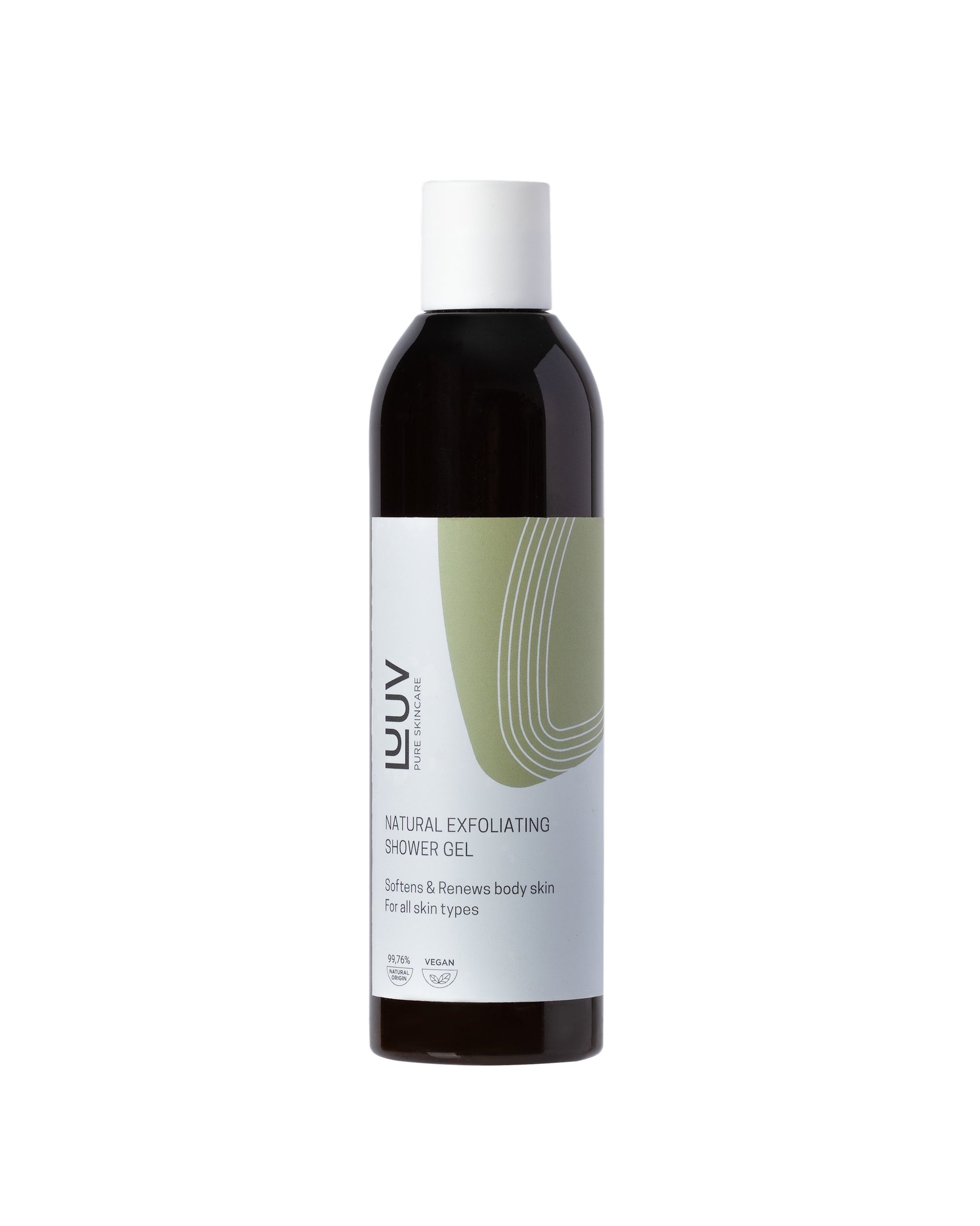 Natural Exfoliating Shower Gel, 200ml