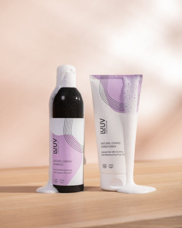 Organic Plum & Avocado Oil Hair Conditioner - Hydrates & Protects, Vegan Formula by LUUV at www.brixbailey.com