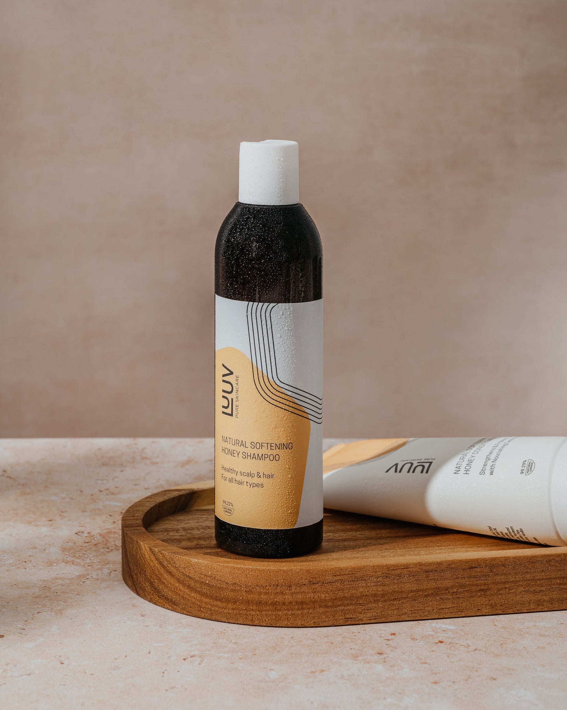 Natural Honey Shampoo for All Hair Types - Nourishing, Moisturizing & Strengthening with Plant-Based Ingredients by LUUV at www.brixbailey.com