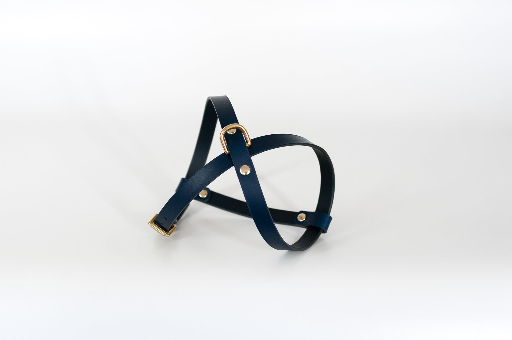 Cross Leather Dog Harness