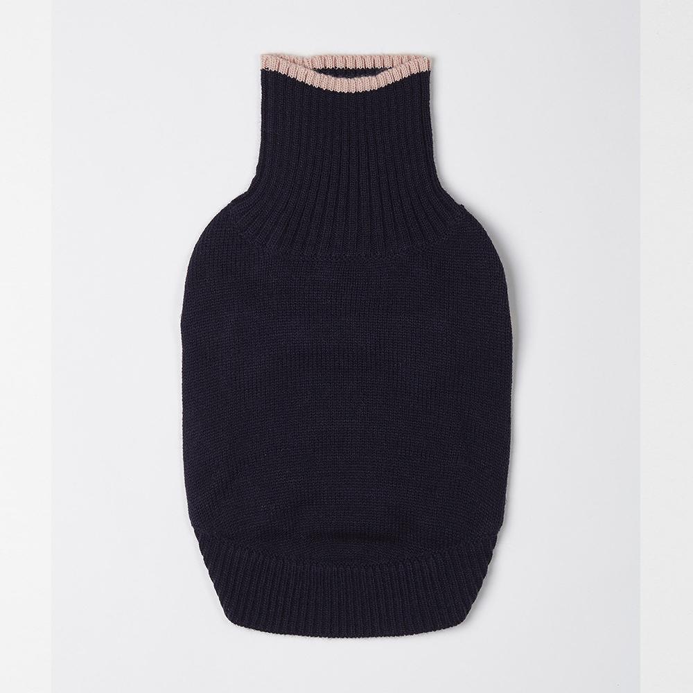Contrast Turtleneck Jumper