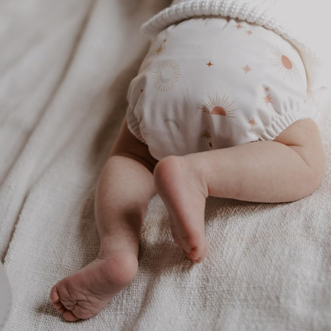 Newborn Reusable Cloth Nappy in Celestial