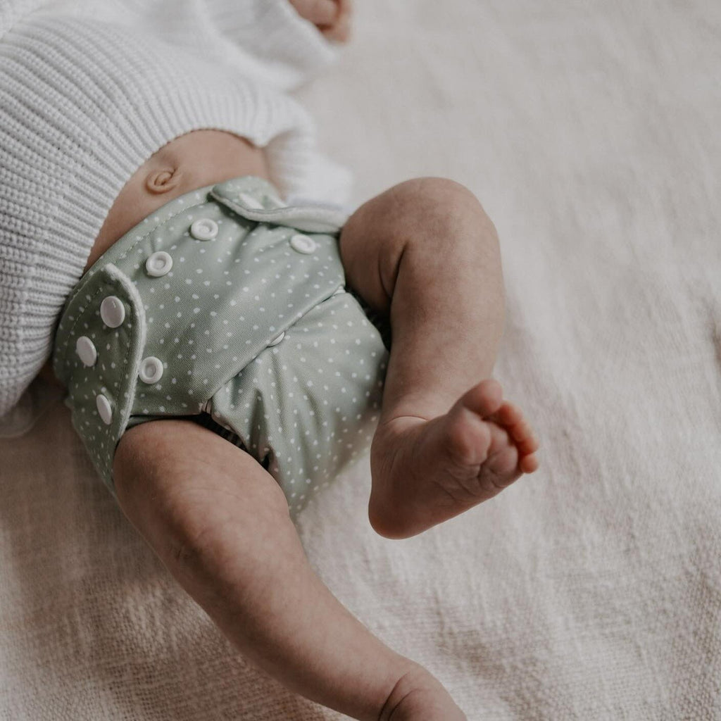 Newborn Reusable Cloth Nappy in Celestial