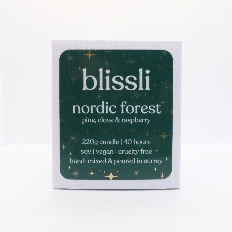 Pine Clove and Raspberry Soy Candle 220g