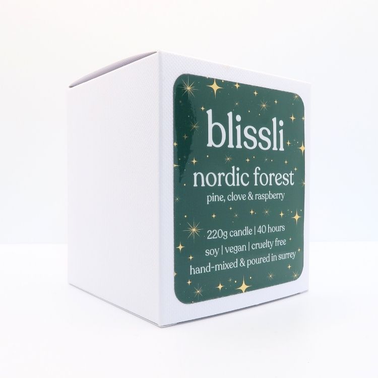 Pine Clove and Raspberry Soy Candle 220g