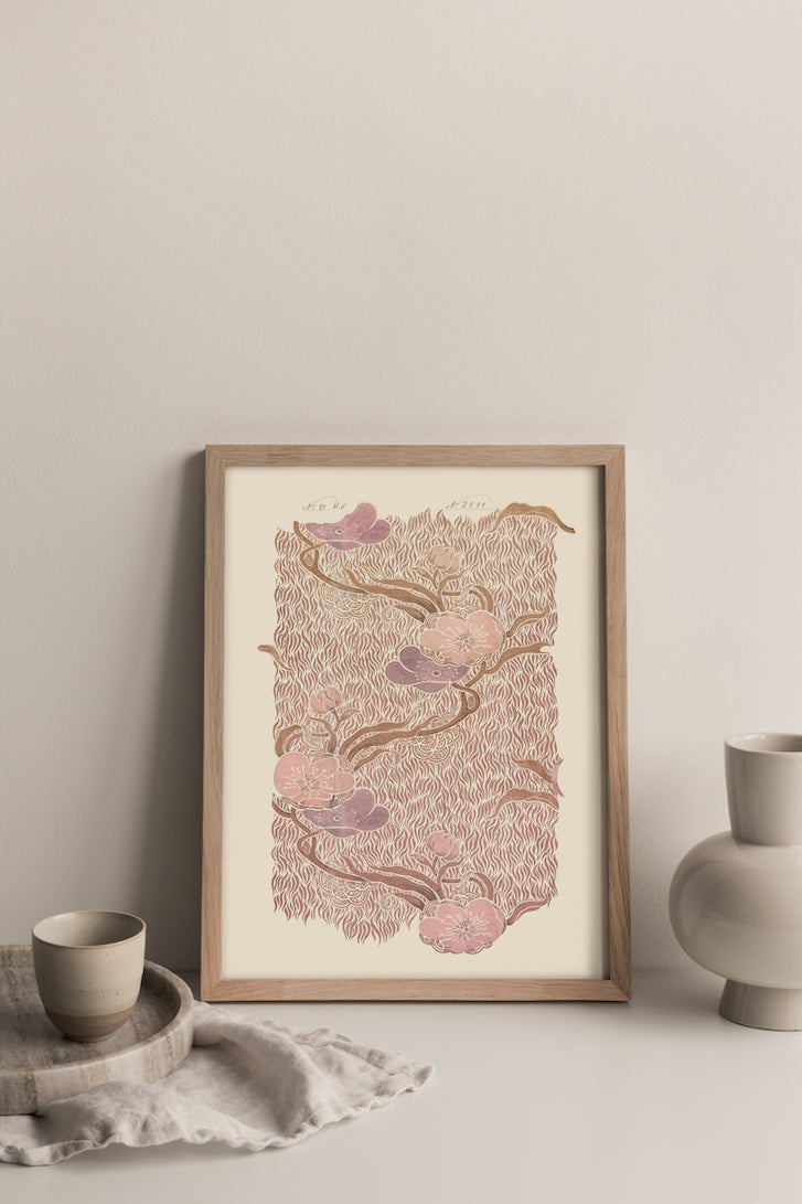 Nouveau Love Vintage Archive Poster Print