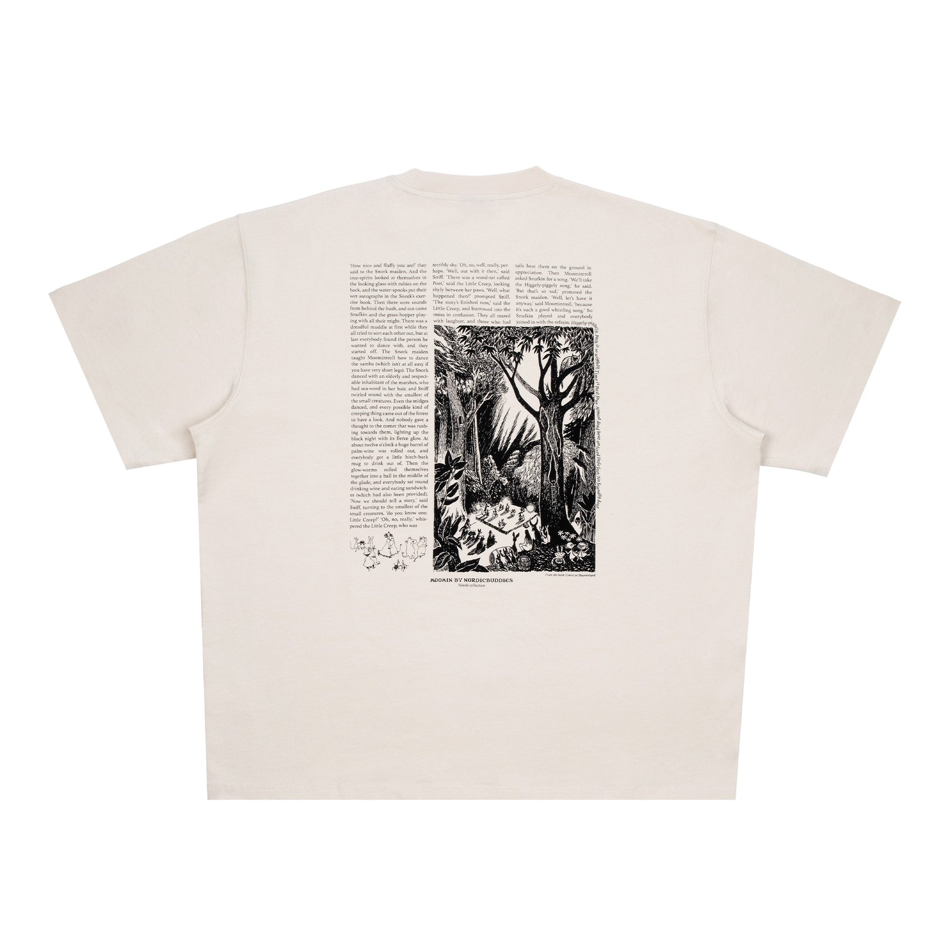 Novels Unisex T-Shirt - Beige