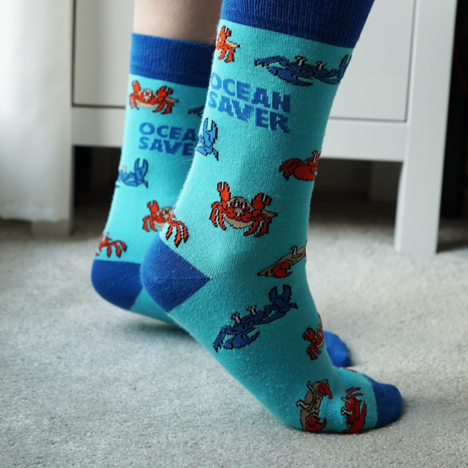 Blue Lover 6 Bamboo Sock Set