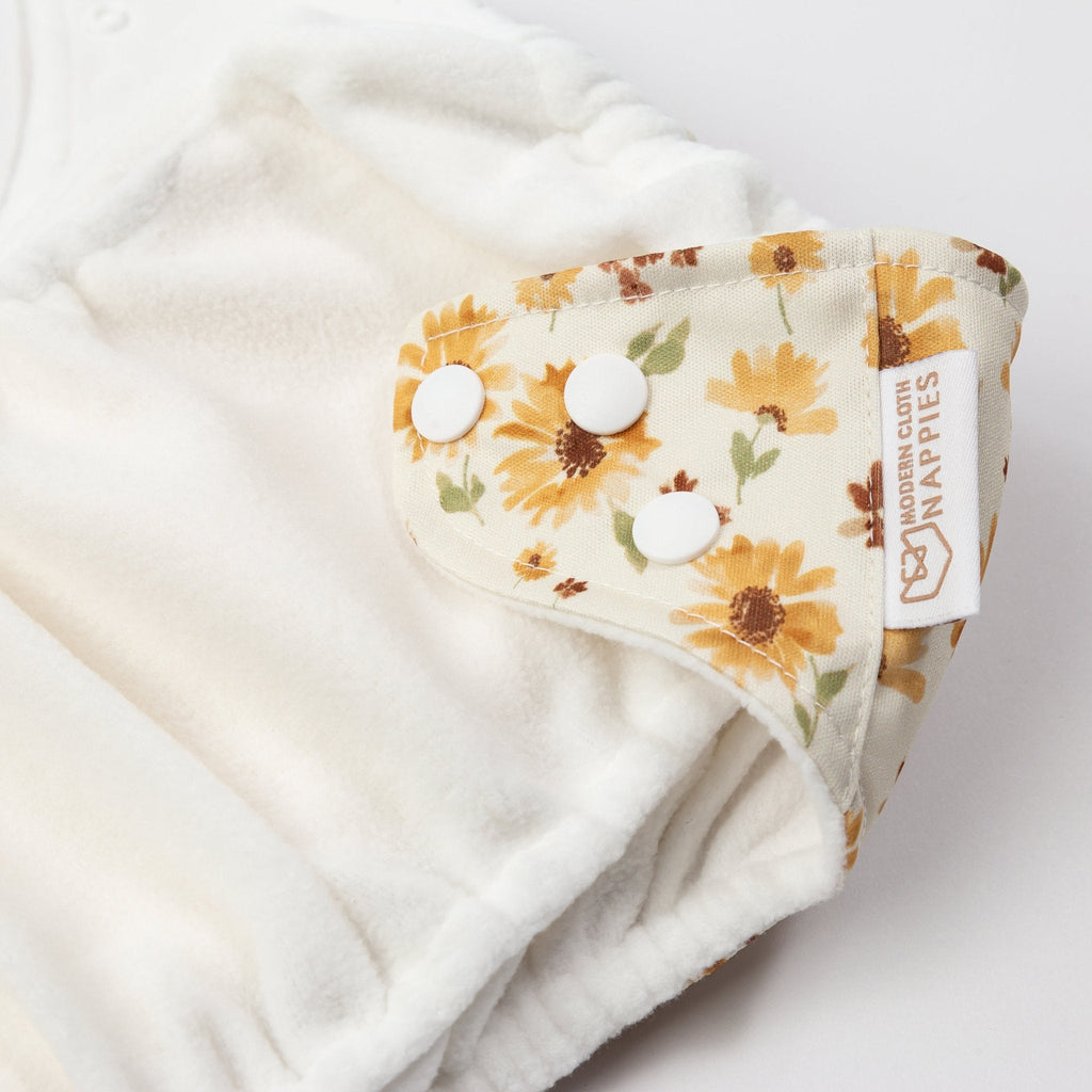 One Size Reusable Cloth Nappy in Dusty Rose