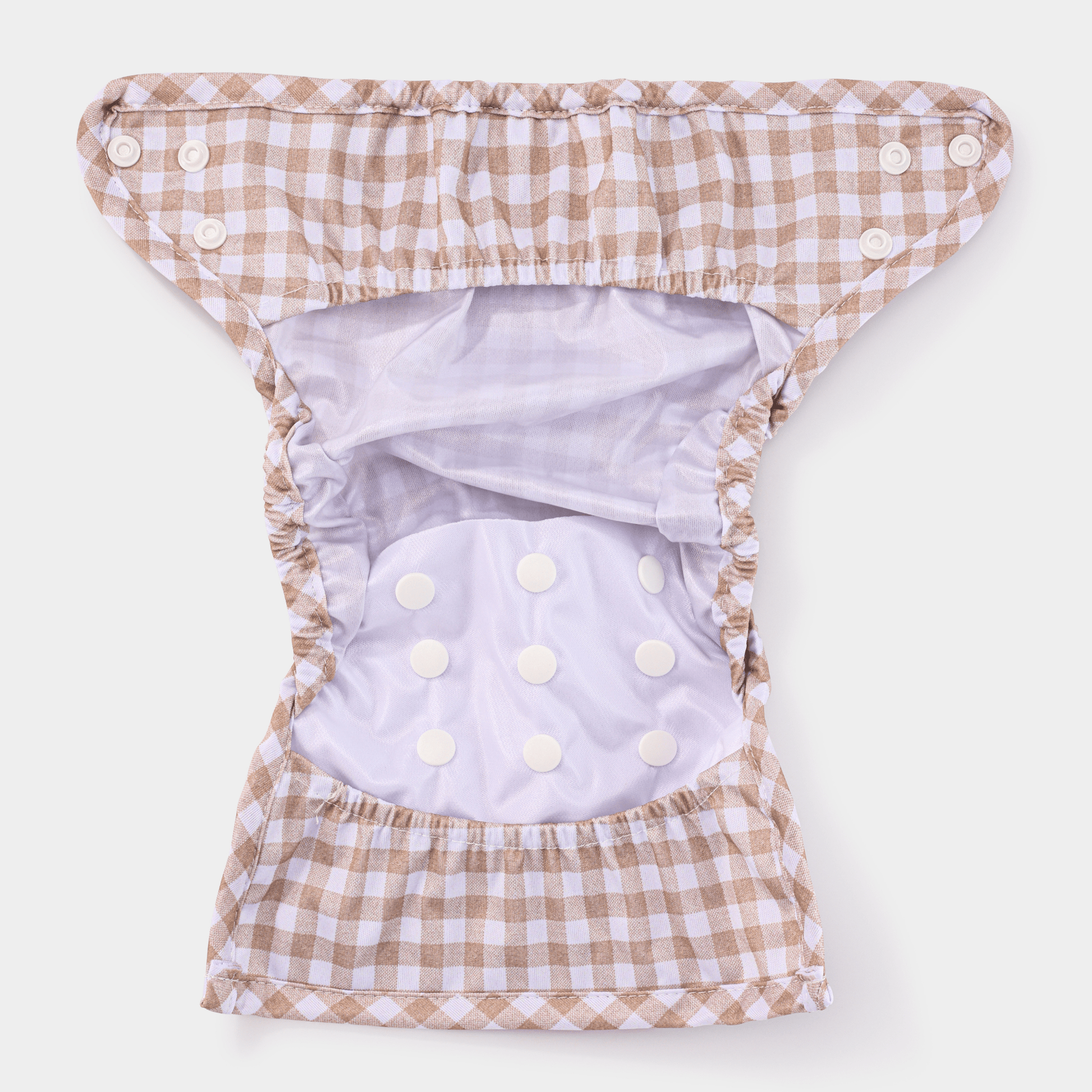 One Size Reusable Cloth Nappy Wrap in Rainbow Oatmeal