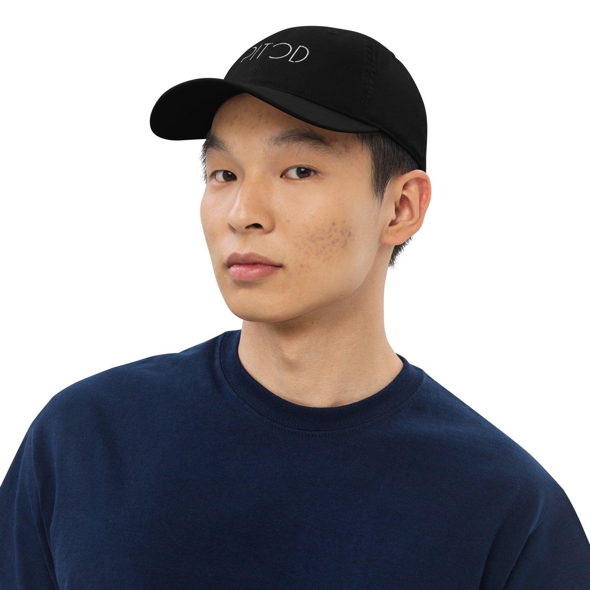 Black Baseball Cap in Organic Cotton