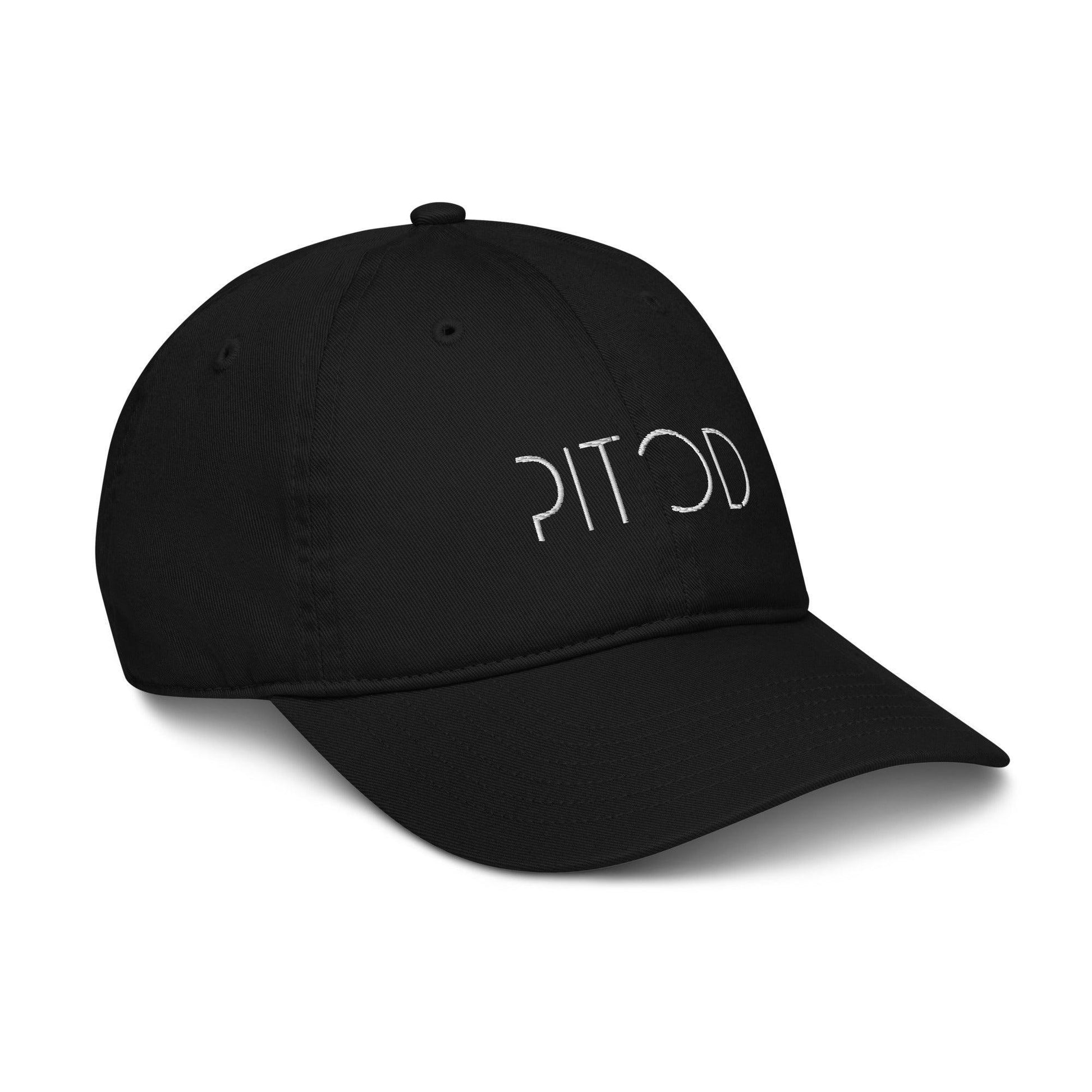 Black Baseball Cap in Organic Cotton