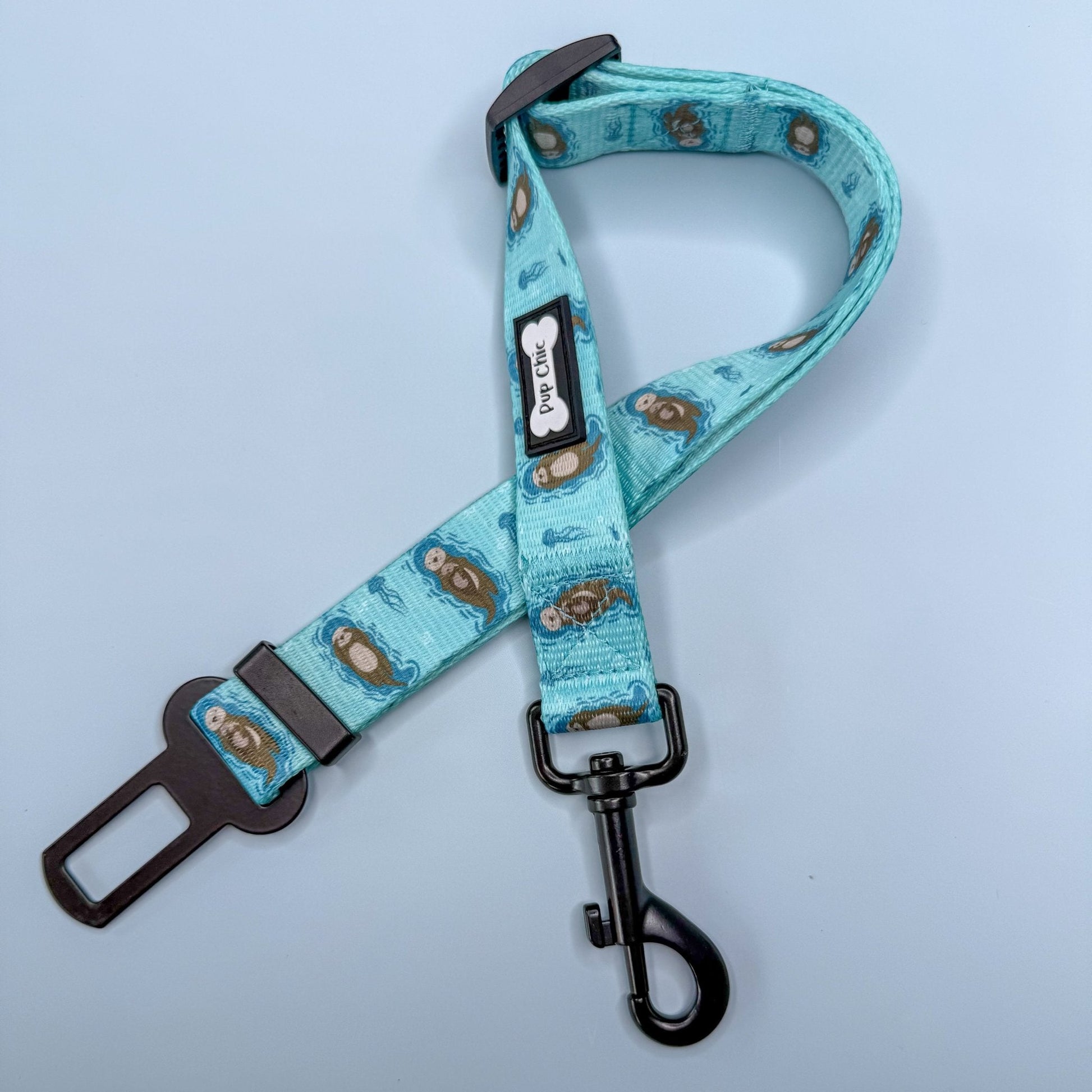 Adjustable Dog Seat Belt Clip in Mustard Yellow