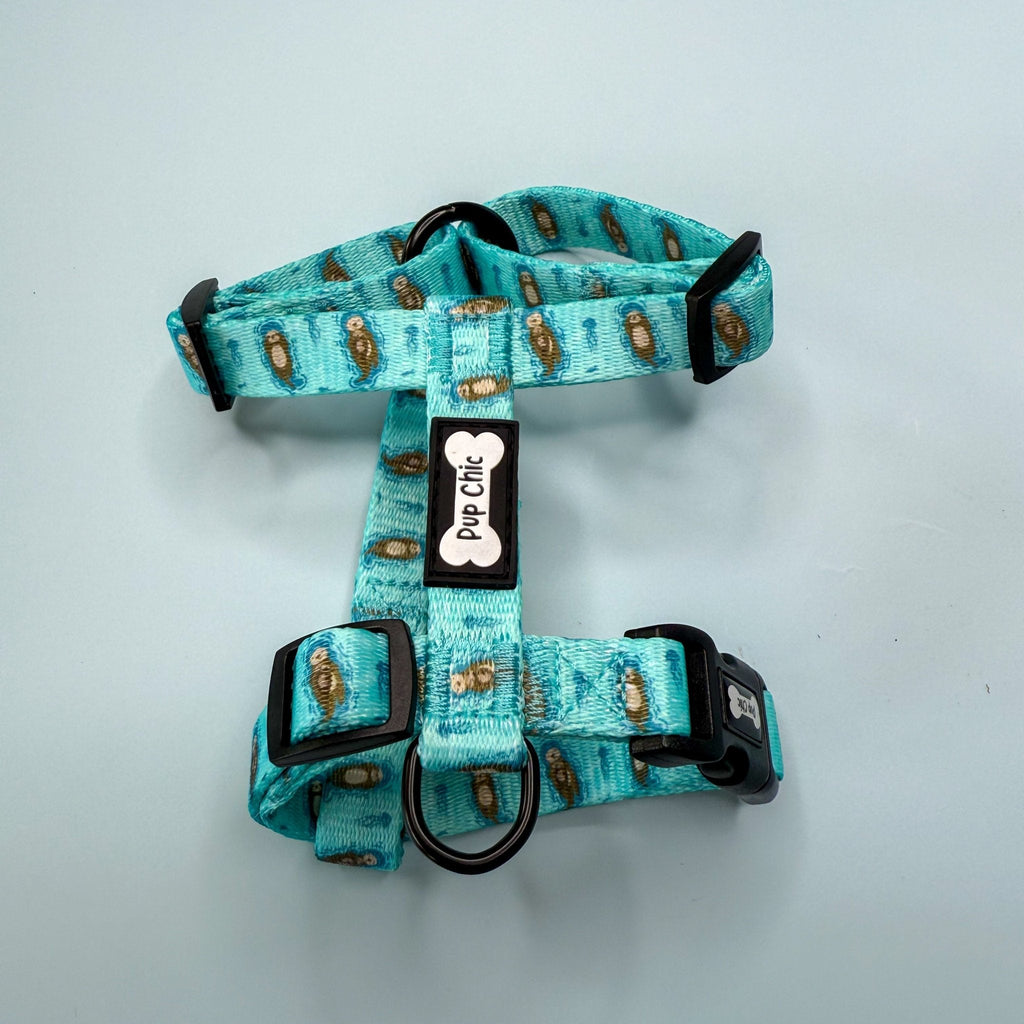 XXXS Puppy Harness with Otter Print