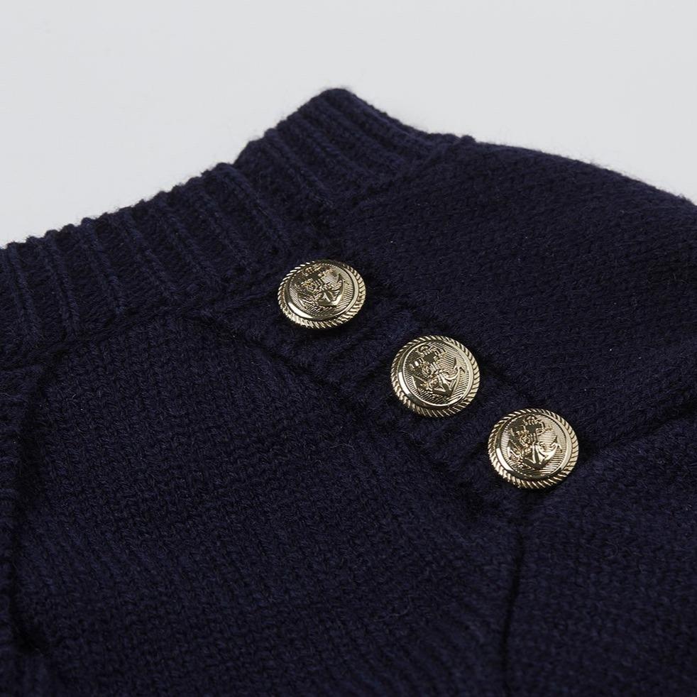 Button Jumper in Four Colours