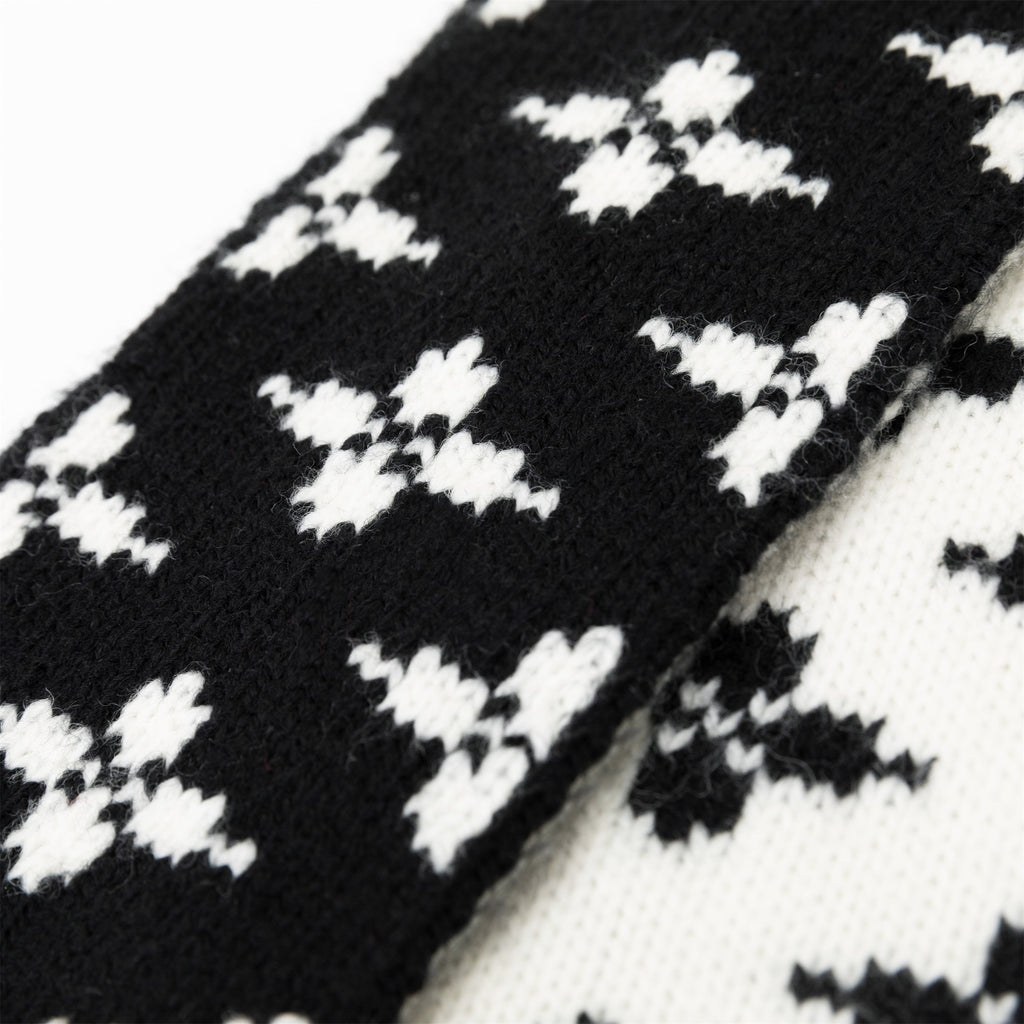 Floral Jacquard Woolen Pet Scarf